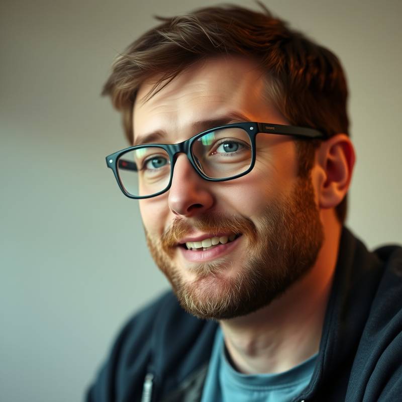 Portræt af Lars Jensen, en mand med briller, der ser engageret ud.